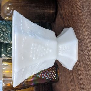 Vintage Anchor Hocking Milk Glass Candy Dish